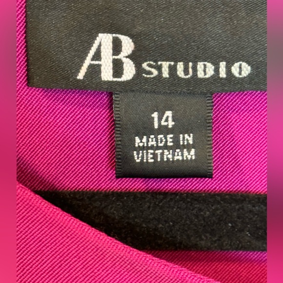 AB Studio Dress Sz 14 gently used condition - Picture 3 of 6